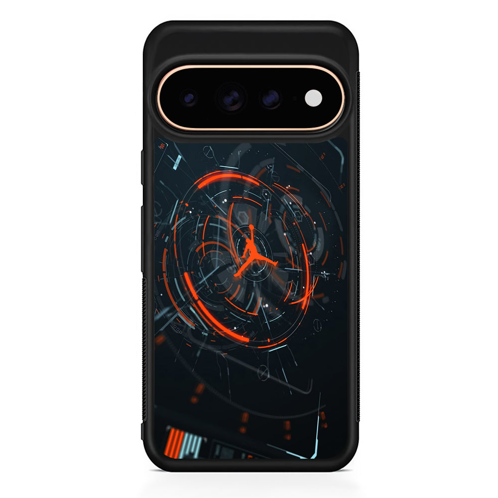 Air Jordan Rising The Digital Circle Google Pixel 11 Pro Case - Stylish Protective Phone Case