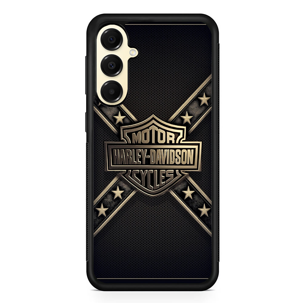 Harley Davidson Golden Star Samsung Galaxy A16 Case | Custom Protective Samsung Galaxy A16 Case