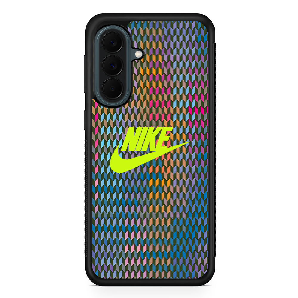 Nike Square Illusion Samsung Galaxy A37 Case | Samsung Galaxy A37 Rubber Phone Case