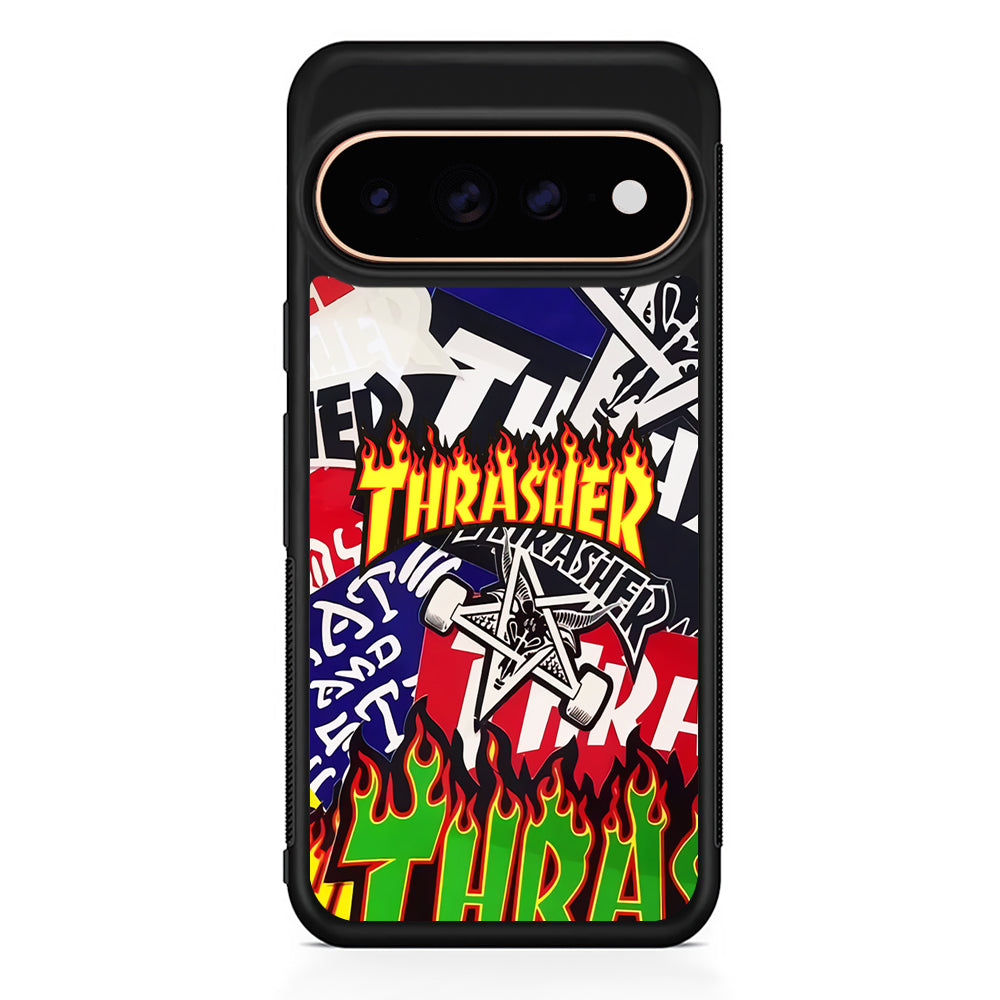 Thrasher Sticker Flat Google Pixel 11 Pro Case - Stylish Protective Phone Case