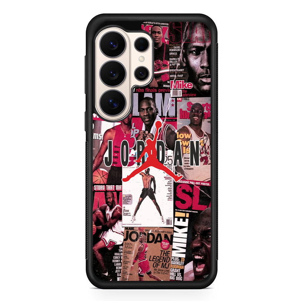 Air Jordan Magazine Collection Samsung Galaxy S26 Ultra Case | Durable Samsung Galaxy S26 Ultra Phone Case