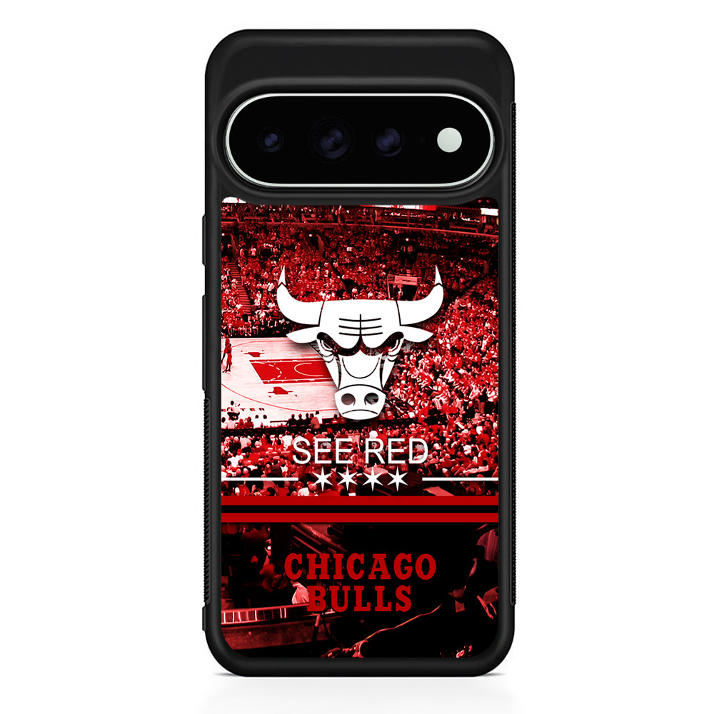 NBA Chicago Bulls See Red Google Pixel 11 Pro XL Case - Custom Design Protective Case