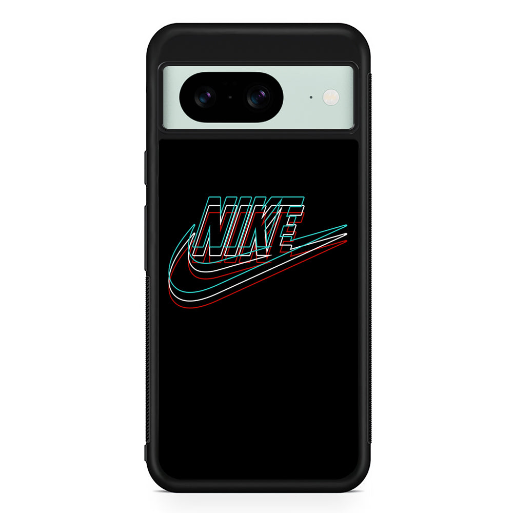 Nike Line Neon Google Pixel 8 Case | Slim Rubber Case for Google Pixel 8