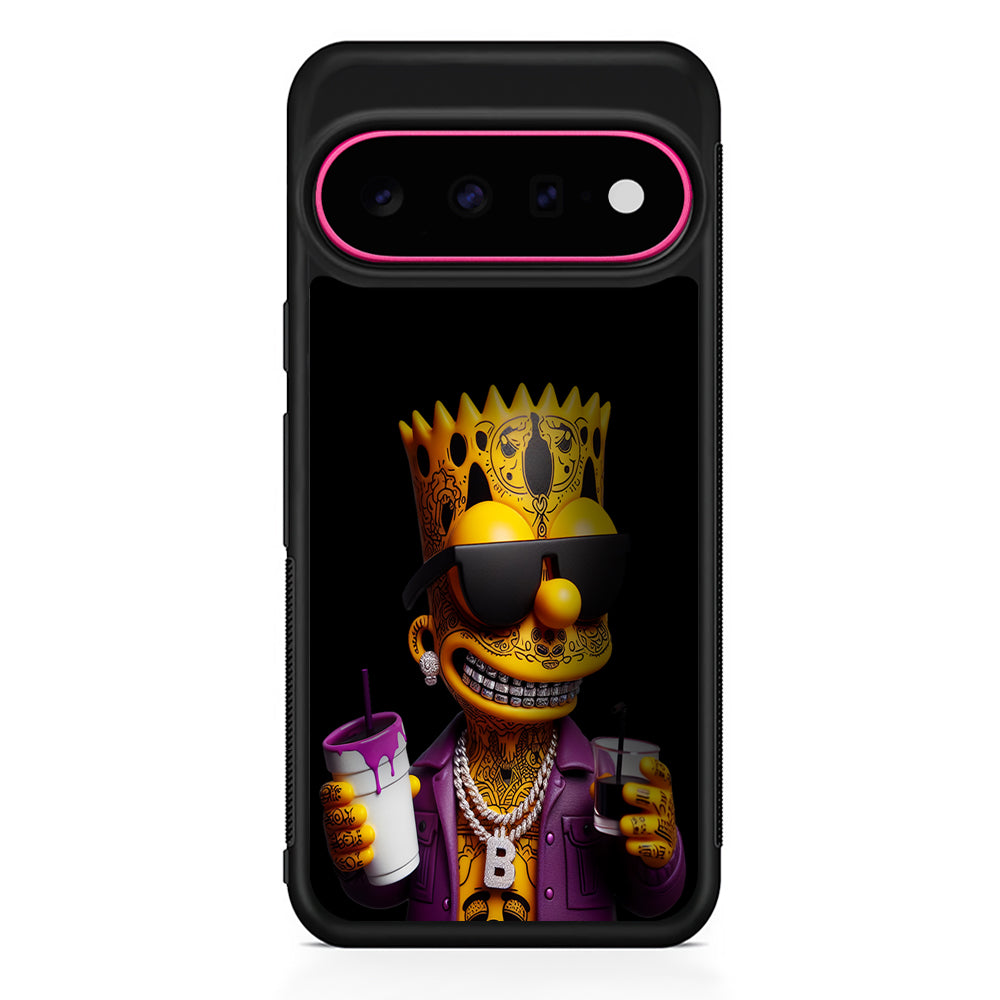 Bart Simpson The Rapper Google Pixel 11 Case | Slim Shockproof Cover