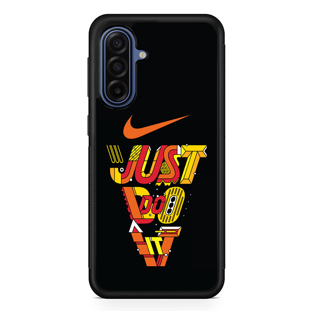 Nike Just Do It Sport Pattern Samsung Galaxy A17 Case | Samsung Galaxy A17 Protective Rubber Case