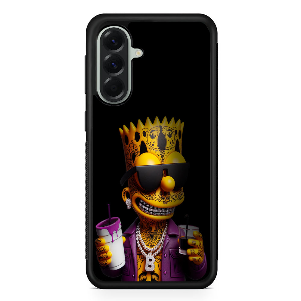 Bart Simpson The Rapper Samsung Galaxy A56 Case | Samsung Galaxy A56 Protective Rubber Case