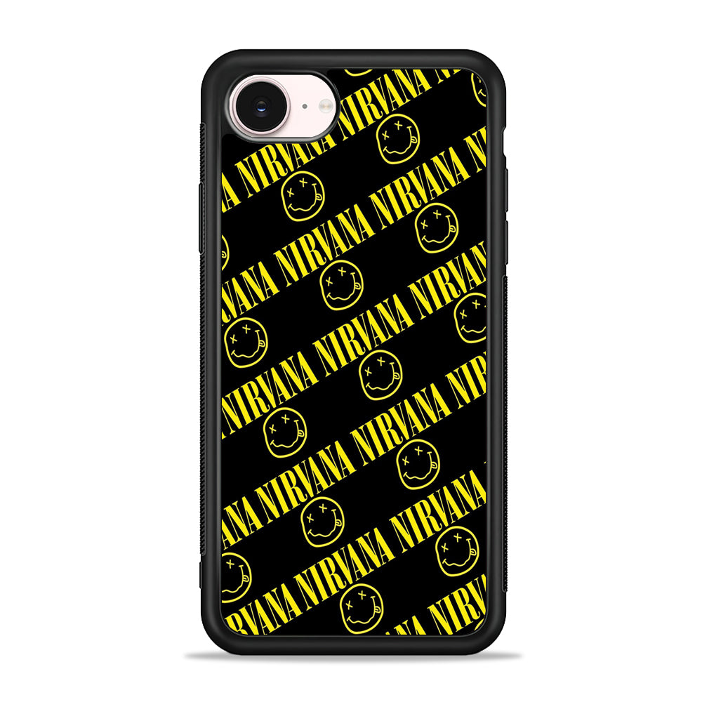 Nirvana Smiley Face iPhone 17e Case - Silicone Case