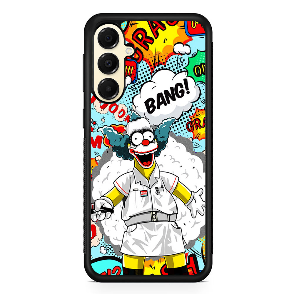 Homer Simpson Joker Bang Samsung Galaxy A16 Case | Slim Rubber Samsung Galaxy A16 Case