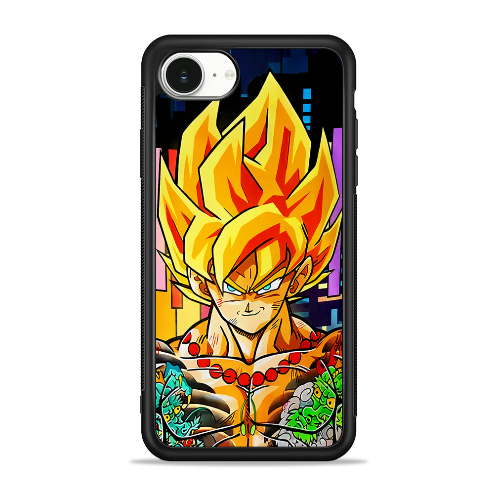 Goku Dragon Ball Z Yakuza iPhone 16e Case | Protective Phone Cover