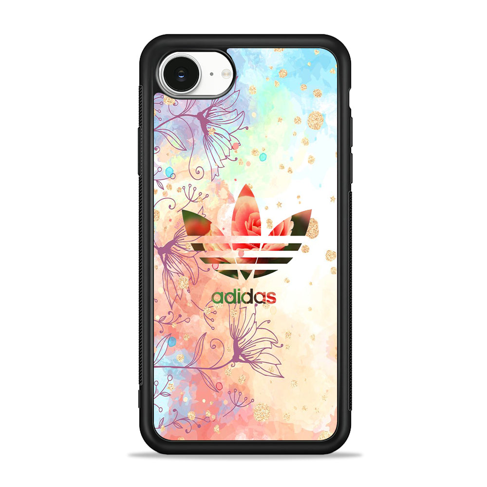 Adidas Rose Spring iPhone 16e Case - Slim Silicone Case
