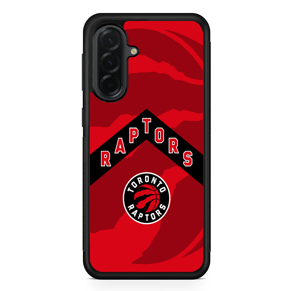 NBA Toronto Raptors Red Samsung Galaxy A36 Case | Protective Rubber Cover