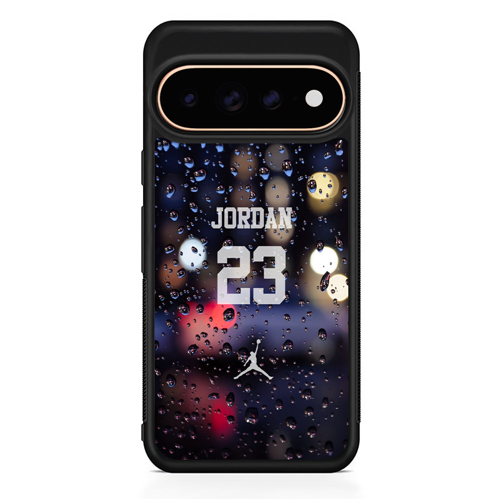 Air Jordan Glow from Rainy Night Google Pixel 11 Pro Case - Stylish Protective Phone Case