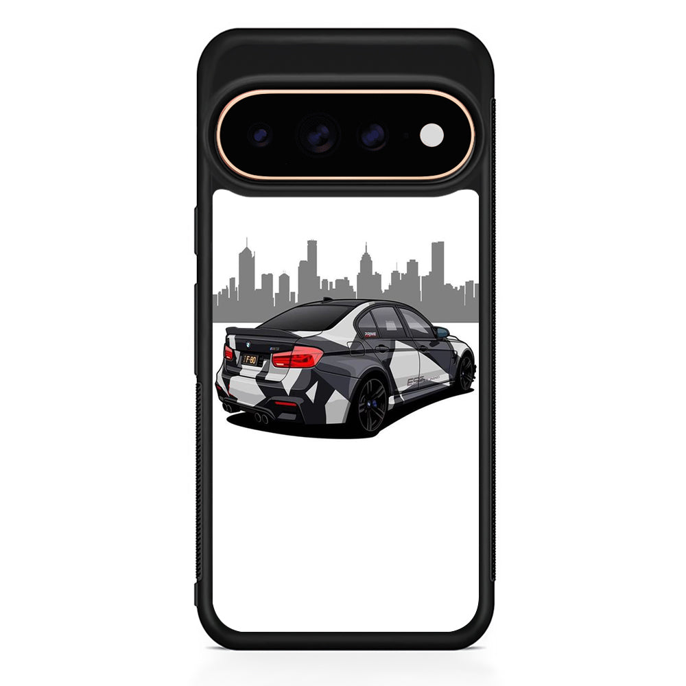 BMW M3 F80 Car White Google Pixel 11 Pro Case - Stylish Protective Phone Case