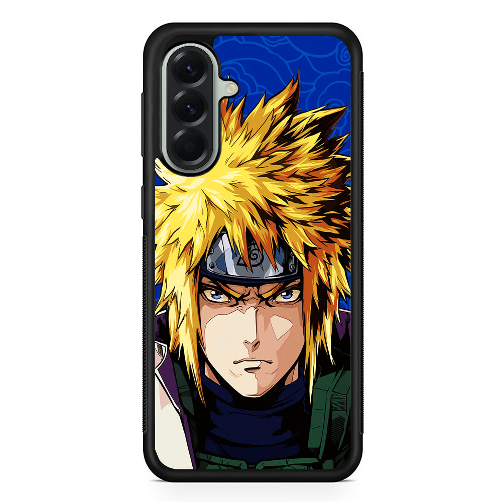 Naruto Minato Namikaze Angry Samsung Galaxy A56 Case | Samsung Galaxy A56 Protective Rubber Case