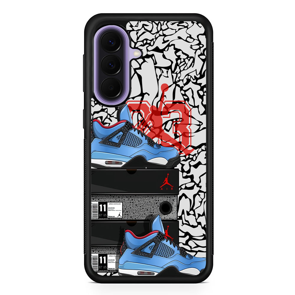 Air Jordan Sneakers from The Box Samsung Galaxy A57 Case | Slim Samsung Galaxy A57 Rubber Case