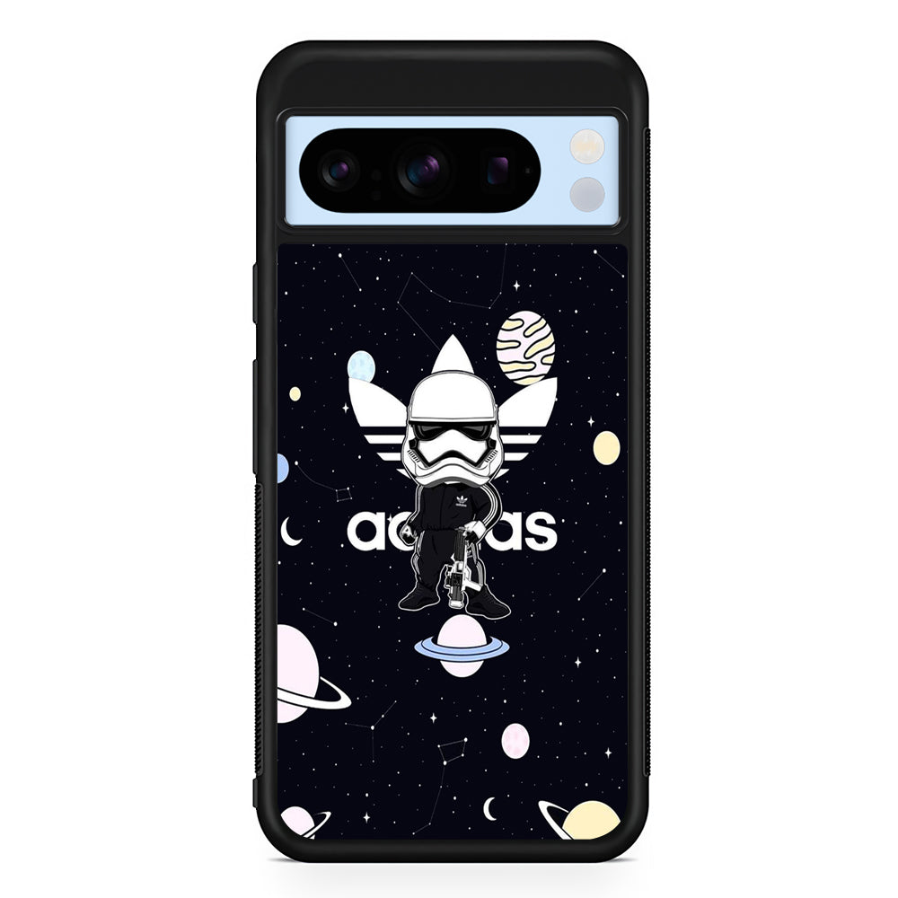 Adidas Stormtrooper Galaxy Google Pixel 8 Pro Case | Slim Protective Cover