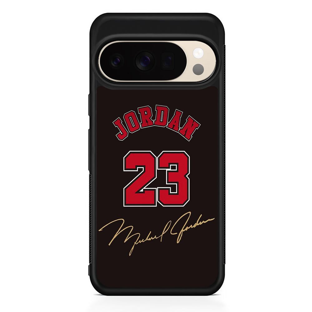 Air Jordan Signature Number Google Pixel 10 Pro XL Case | Slim Google Pixel 10 Pro XL Protective Case
