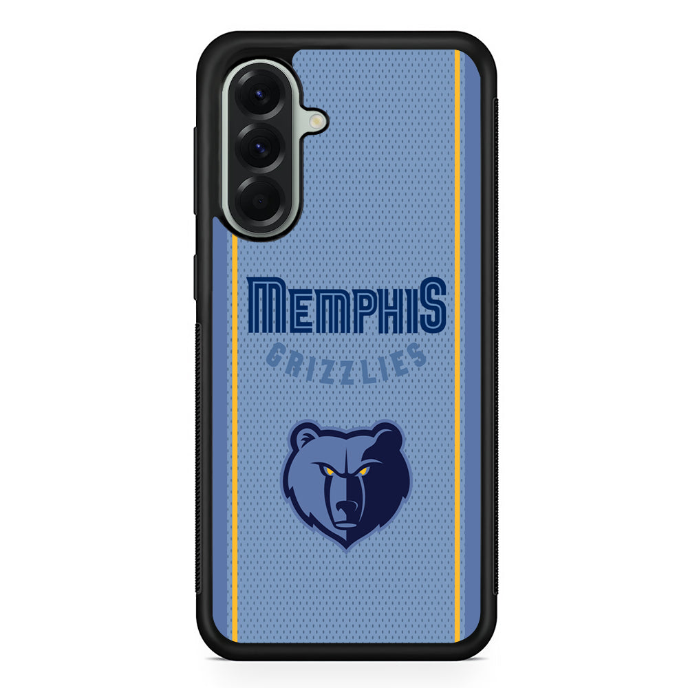 NBA Memphis Grizzlies Jersey Samsung Galaxy A56 Case | Samsung Galaxy A56 Protective Rubber Case