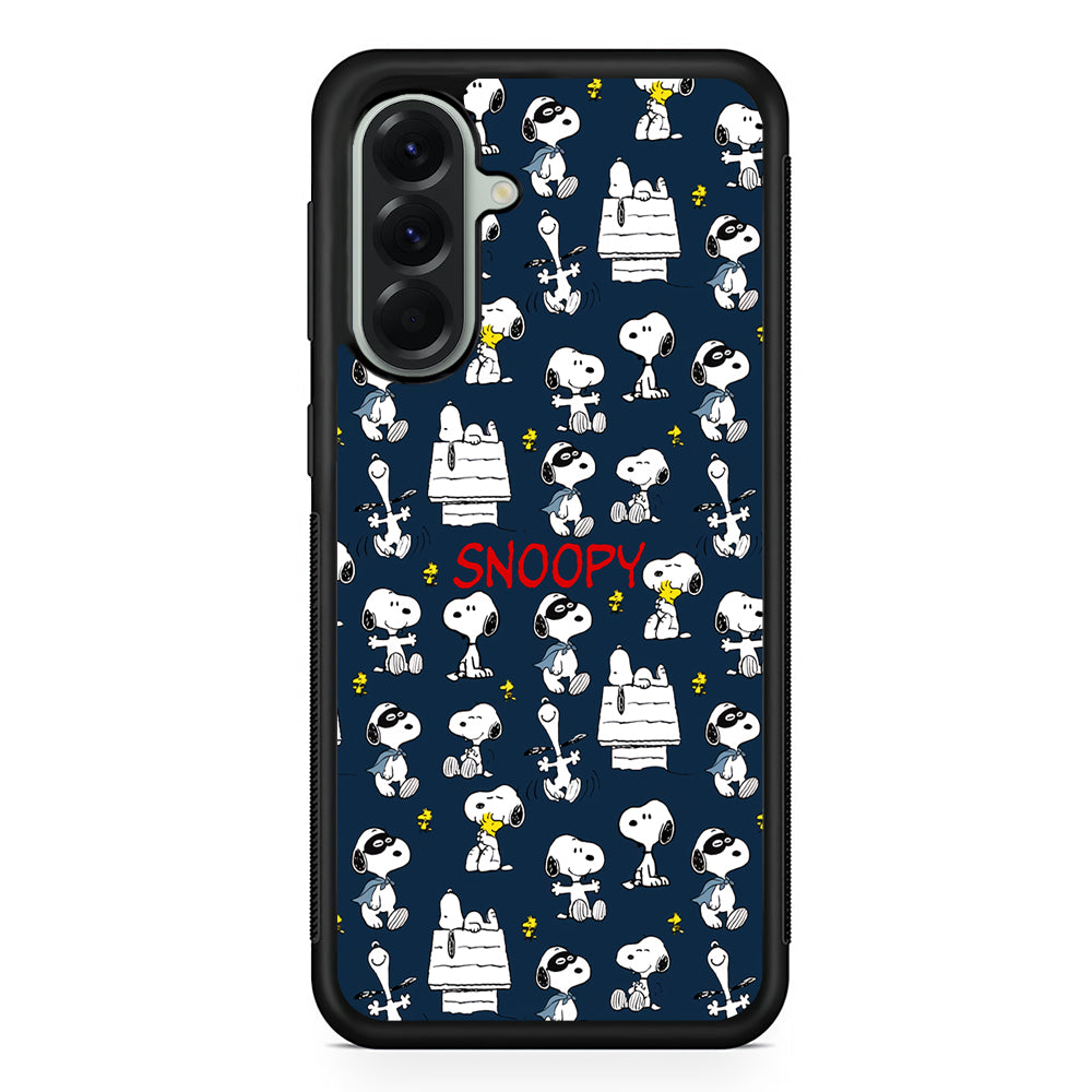 Snoopy All Activity Samsung Galaxy A56 Case | Samsung Galaxy A56 Protective Rubber Case