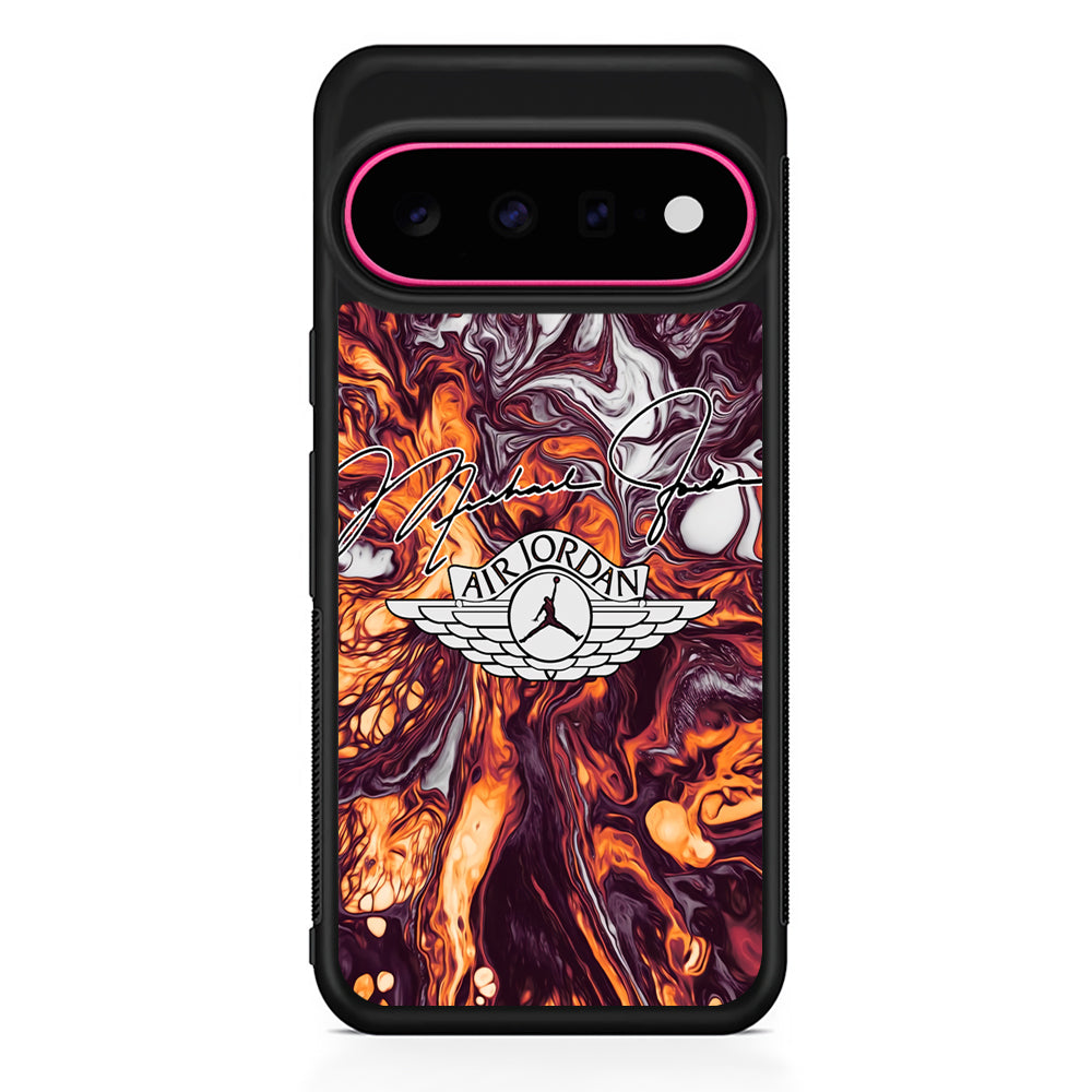 Air Jordan Luxe Signature Marble Google Pixel 11 Case - Stylish Protective Phone Case