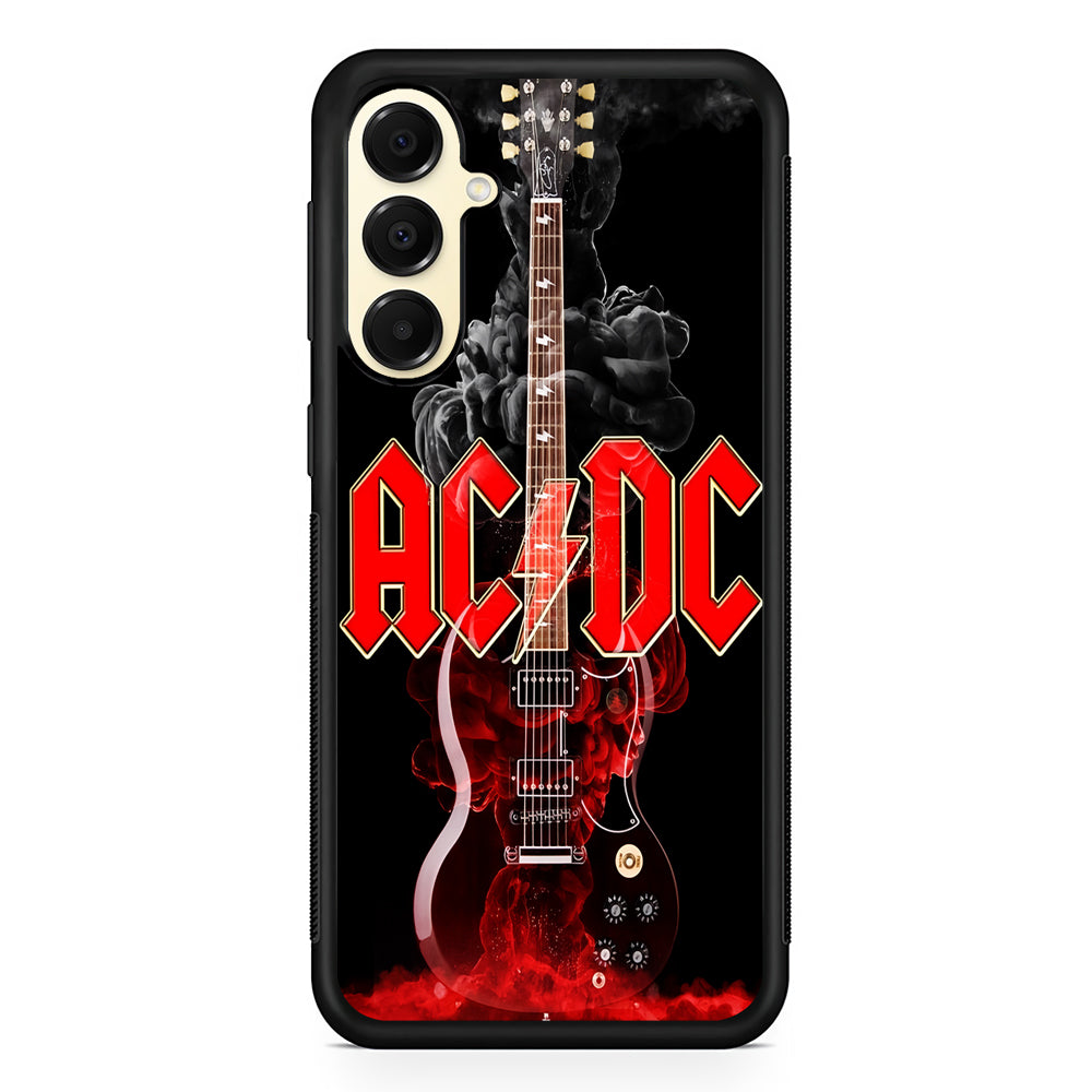 ACDC Rock Guitar Samsung Galaxy A16 Case | Slim Rubber Samsung Galaxy A16 Case