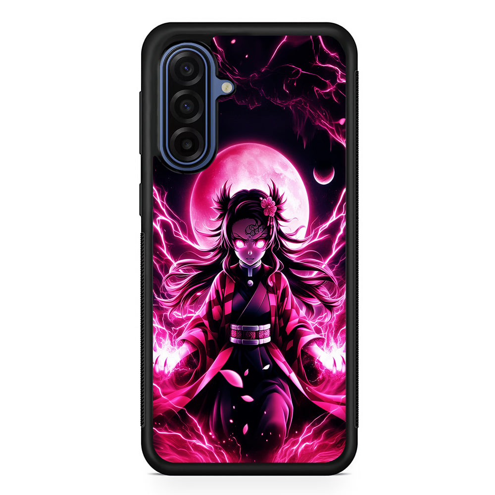 Demon Slayer Nezuko Battle Mode Samsung Galaxy A17 Case | Slim Protective Phone Cover