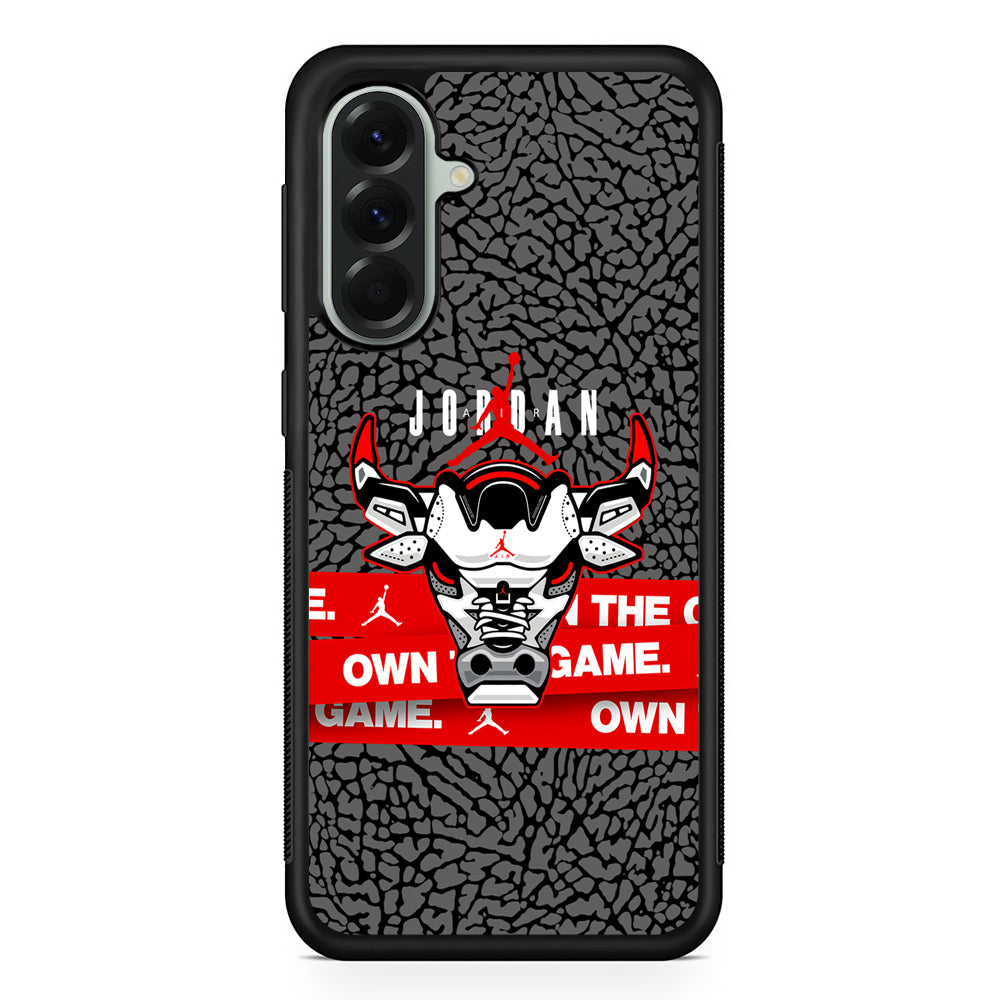 Air Jordan The Bull Head Samsung Galaxy A56 Case | Samsung Galaxy A56 Rubber Protective Case