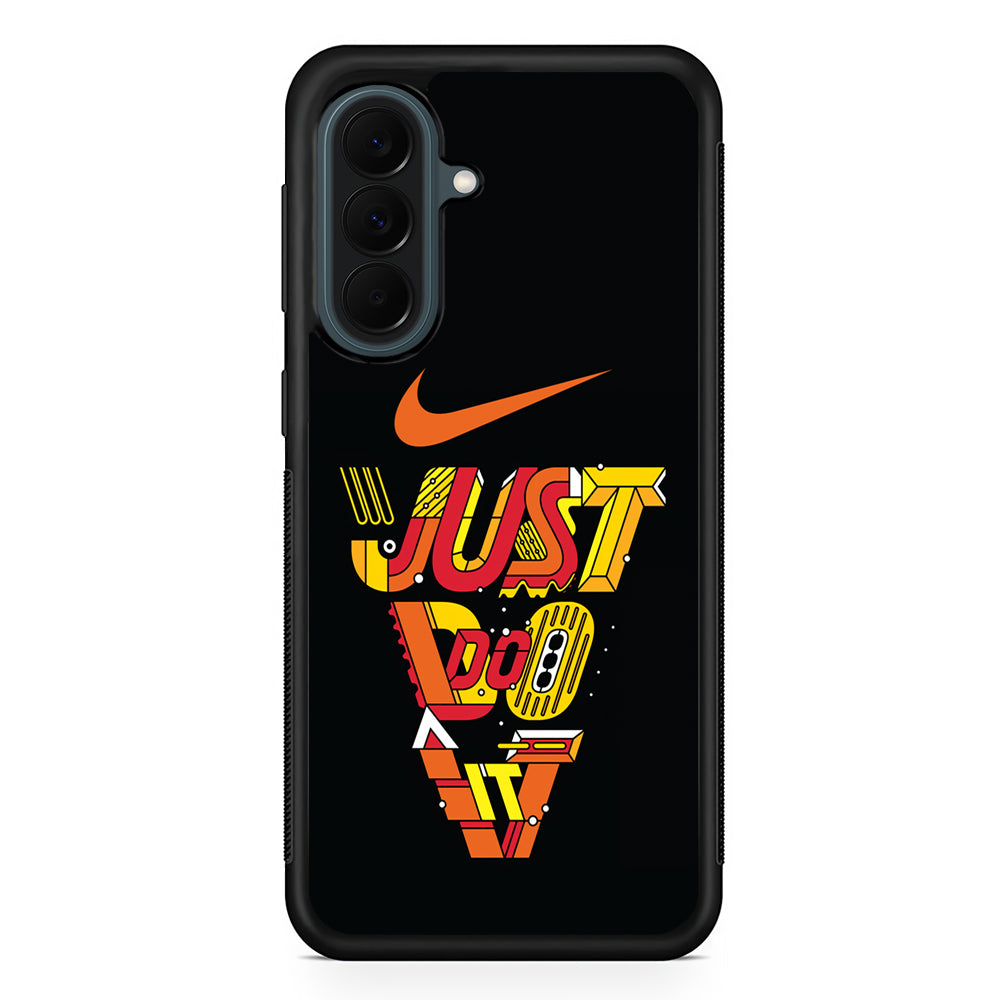 Nike Just Do It Sport Pattern Samsung Galaxy A37 Case | Samsung Galaxy A37 Rubber Phone Case