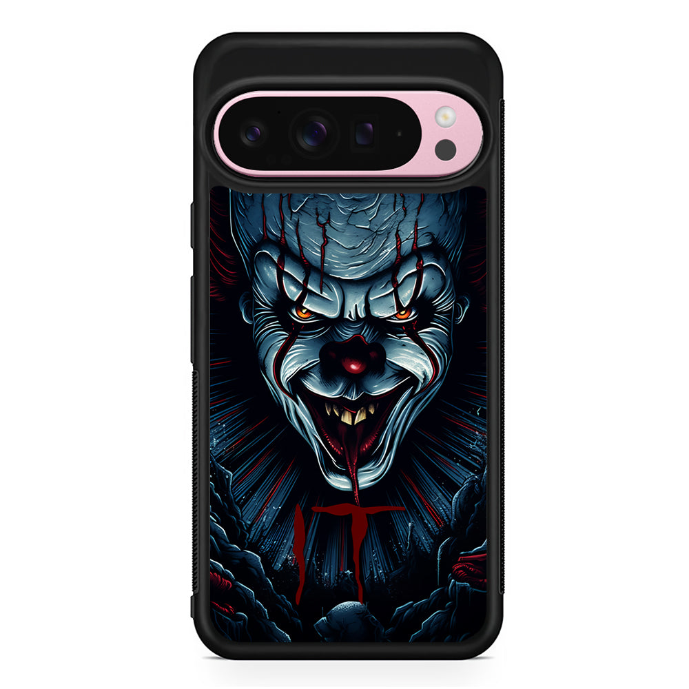 IT Clown Scary Face Google Pixel 9 Pro XL Case | Protective Cover