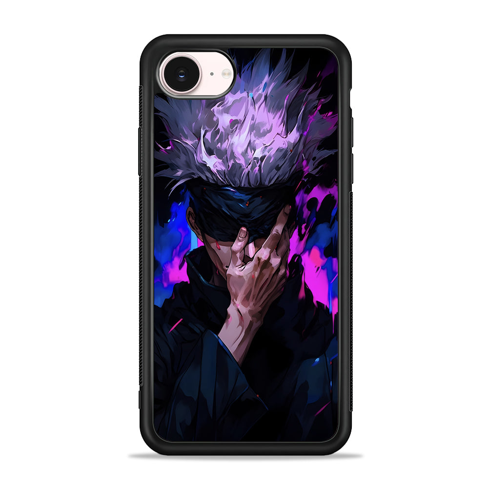 Jujutsu Kaisen Satoru Gojo Art iPhone 17e Case - Silicone Case