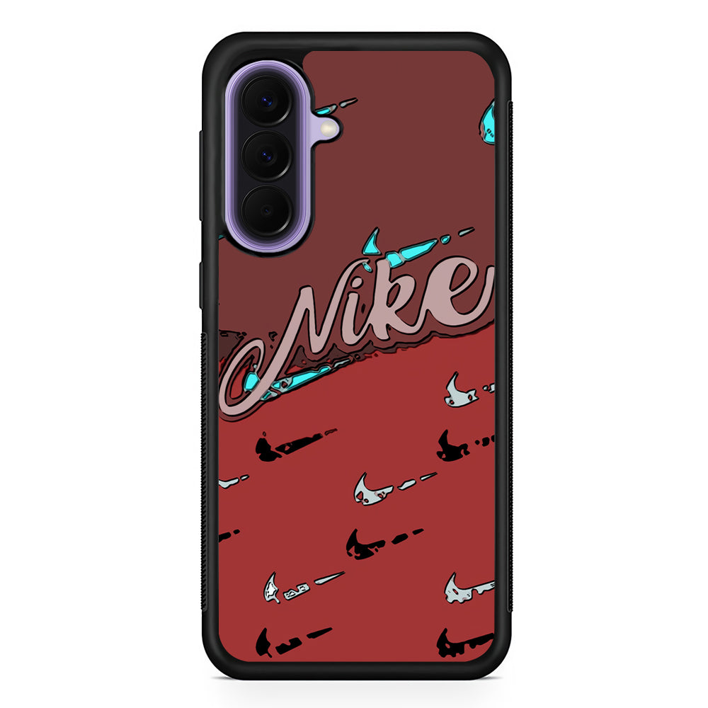 Nike Red Layer Art Samsung Galaxy A57 Case | Samsung Galaxy A57 Protective Cover