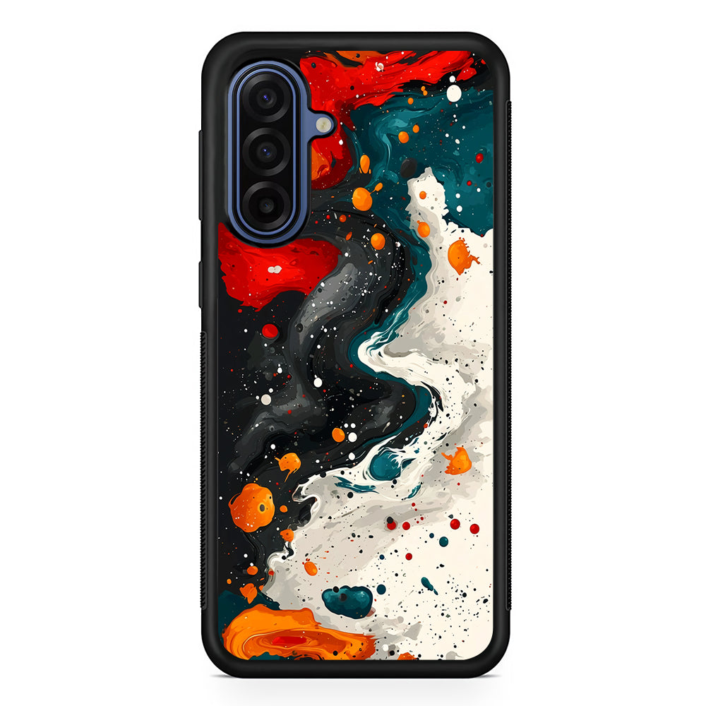 Liquid Abstract Painting Art Samsung Galaxy A17 Case | Slim Protective Phone Cover