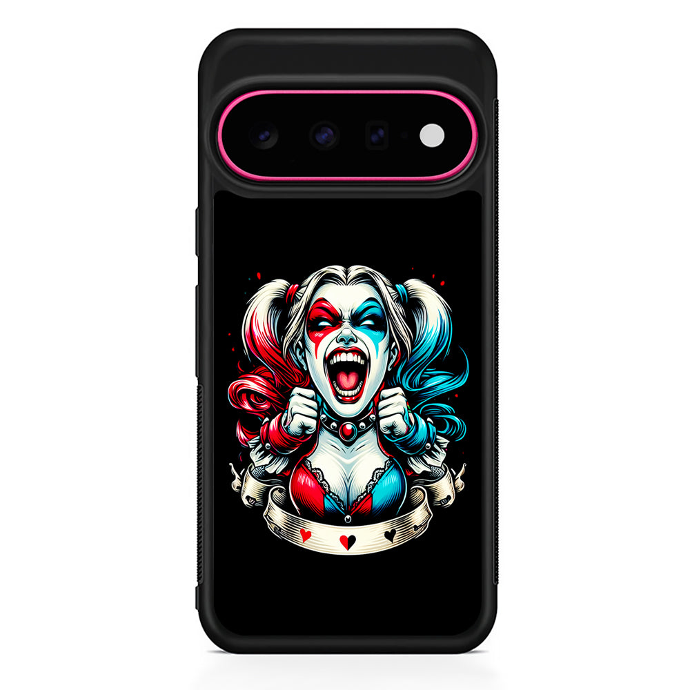 Harley Quinn Scream Google Pixel 11 Case | Slim Shockproof Cover