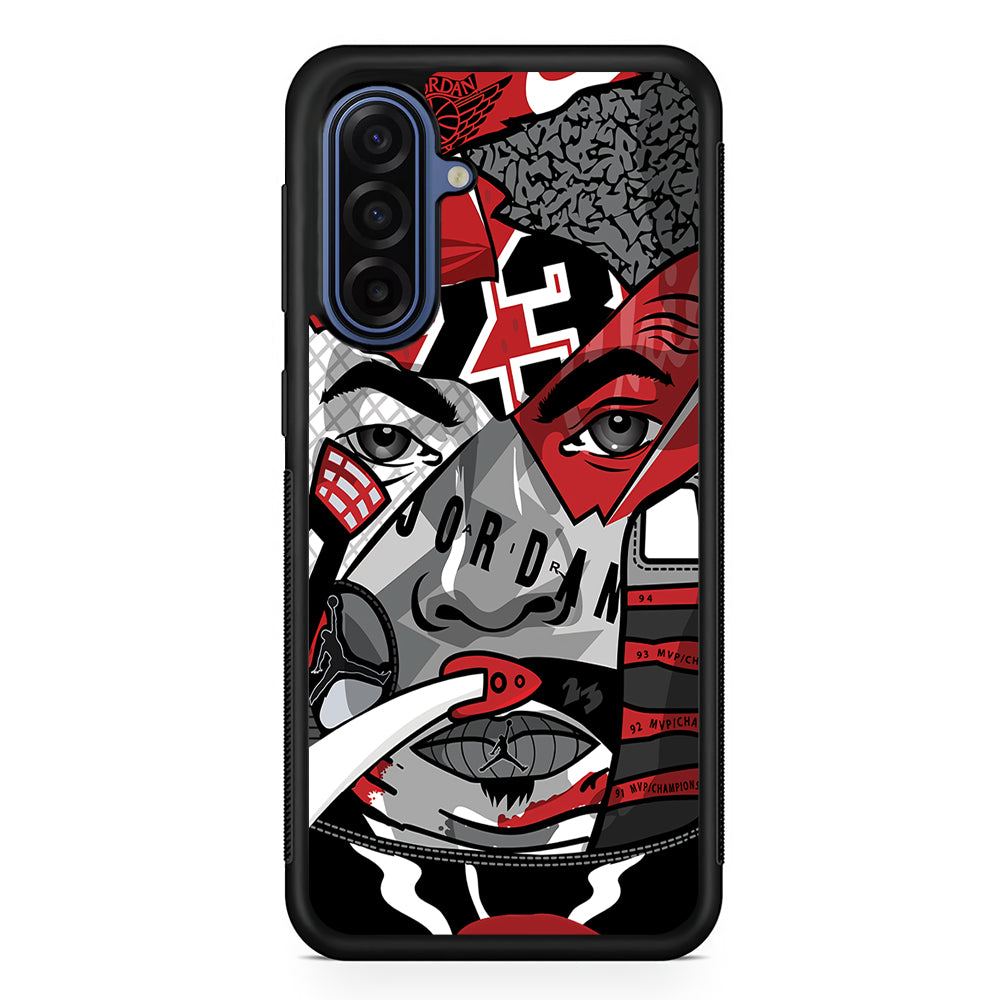 Air Jordan Warrior's Eyes Samsung Galaxy A17 Case | Durable Samsung Galaxy A17 Cover