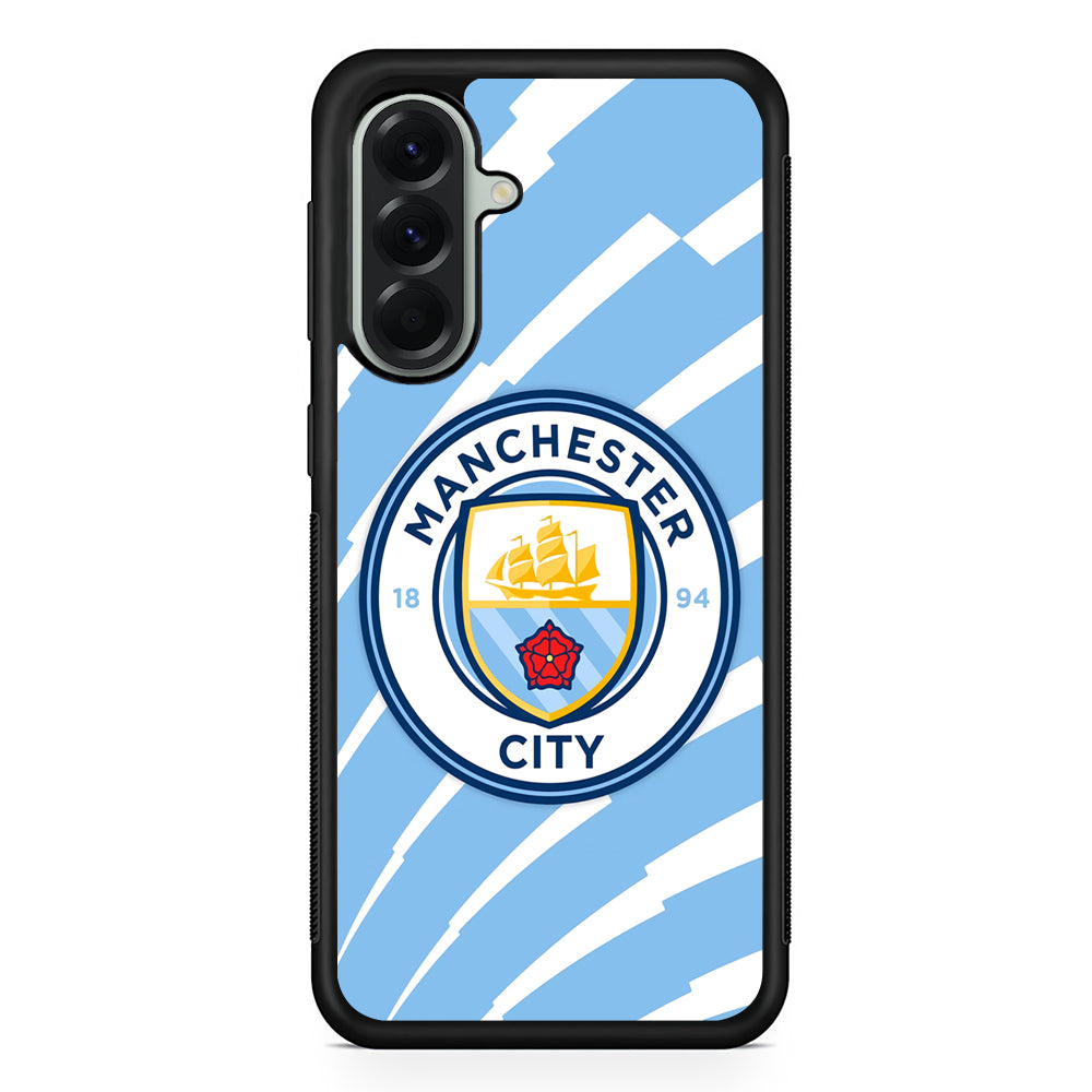 Manchester City EPL Samsung Galaxy A56 Case | Samsung Galaxy A56 Protective Rubber Case