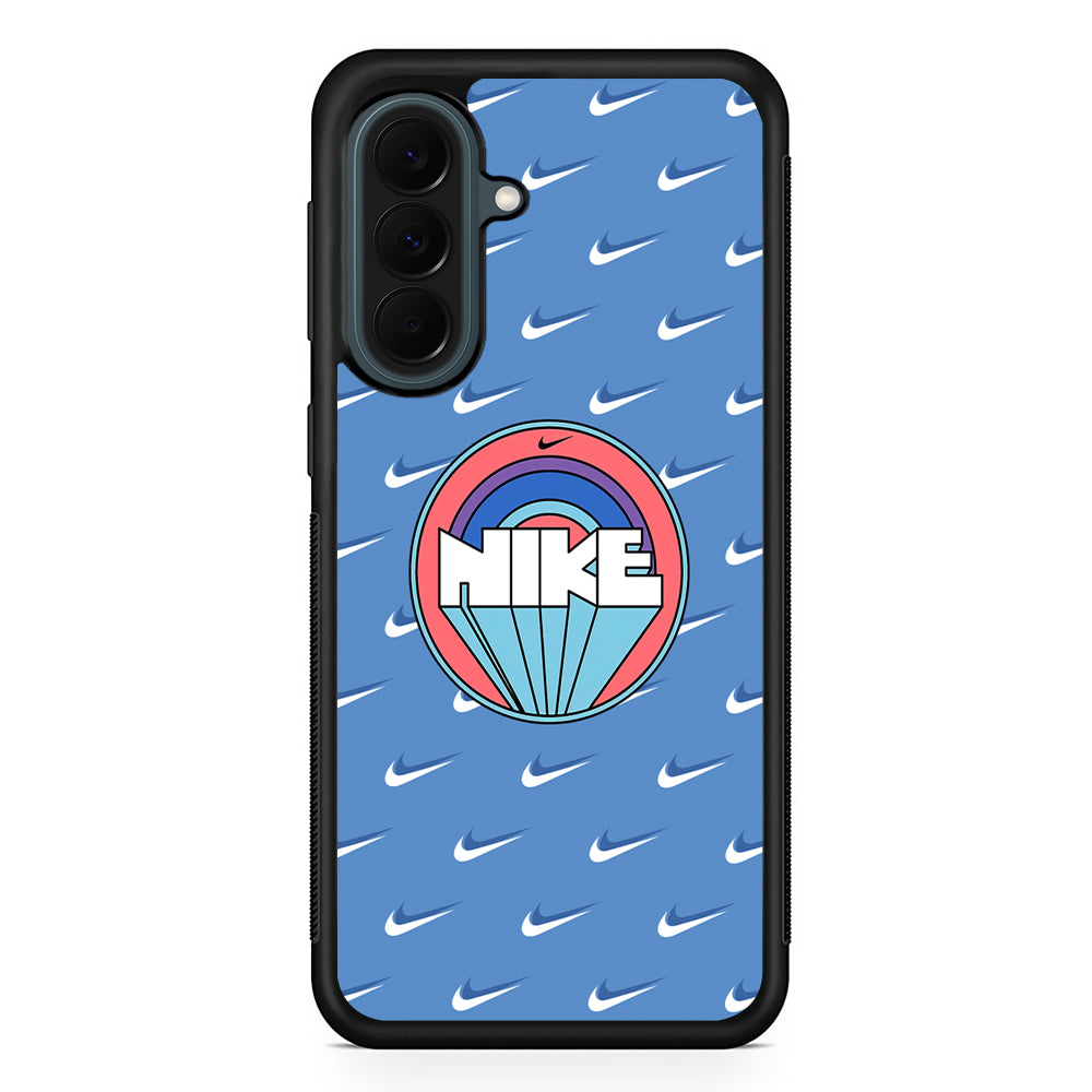 Nike Patern and Rounded Shape Samsung Galaxy A37 Case | Samsung Galaxy A37 Rubber Phone Case