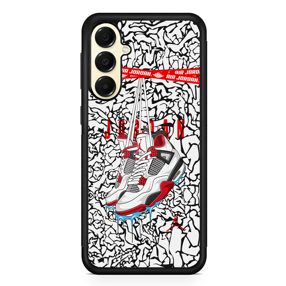 Air Jordan Passing The Challenge Samsung Galaxy A16 Case | Slim Rubber Case for Samsung Galaxy A16