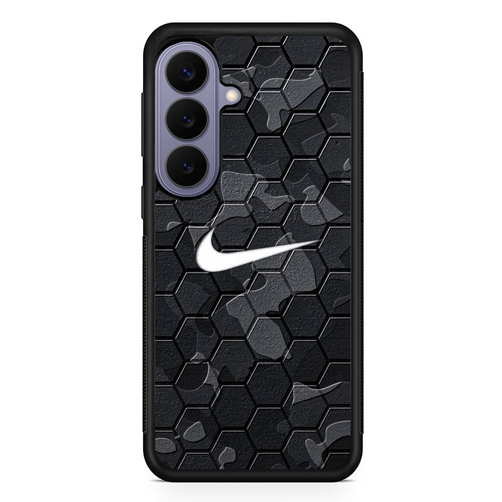 Nike Hexagon Pattern Camo Samsung Galaxy S26 Case | Lightweight Samsung Galaxy S26 Phone Case