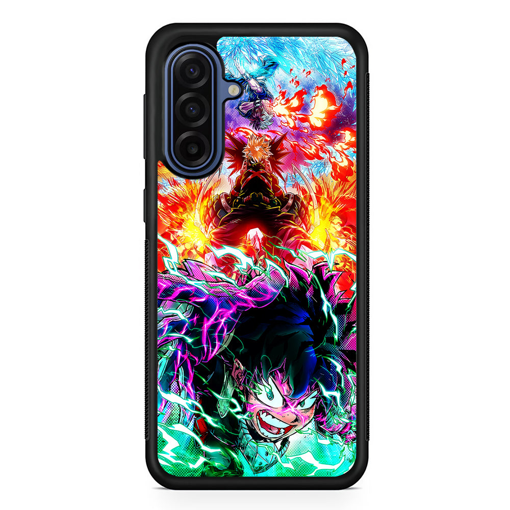 My Hero Academia Izuku and Friends Samsung Galaxy A17 Case | Slim Protective Phone Cover