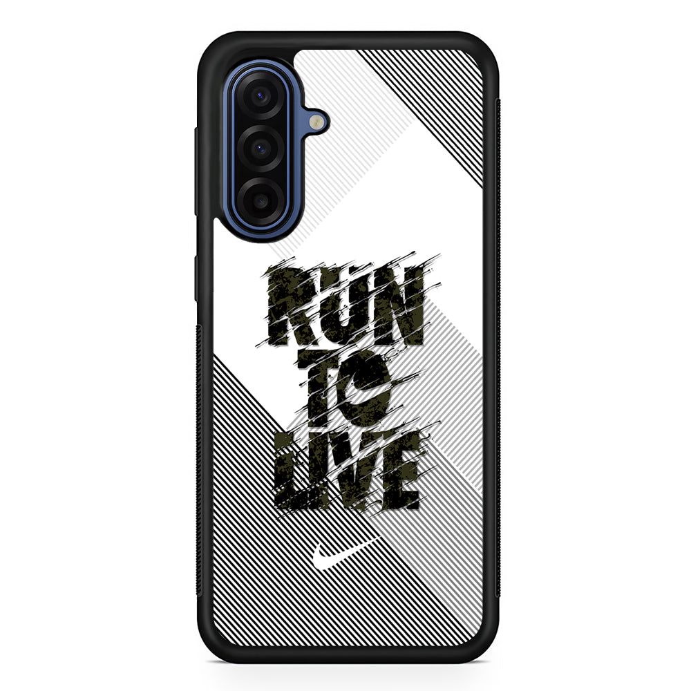 Nike Live Must Run Samsung Galaxy A17 Case | Samsung Galaxy A17 Protective Rubber Case