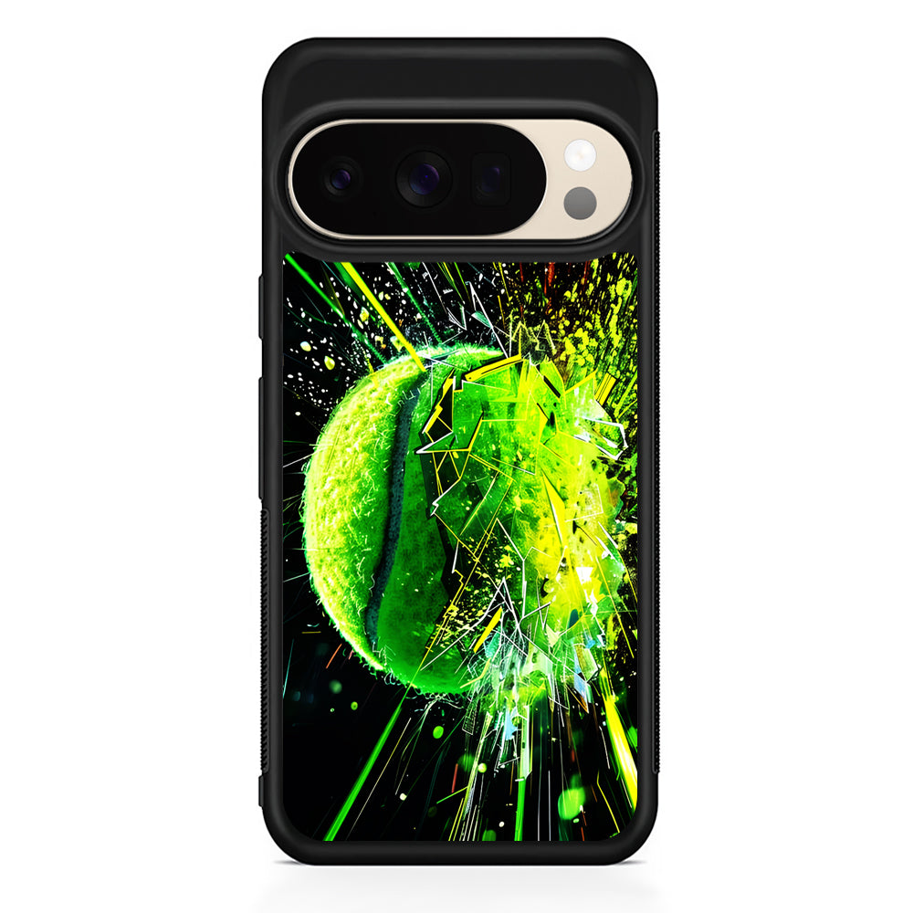 Tennis Ball Breaks Glass Google Pixel 10 Pro XL Case | Slim Google Pixel 10 Pro XL Protective Case
