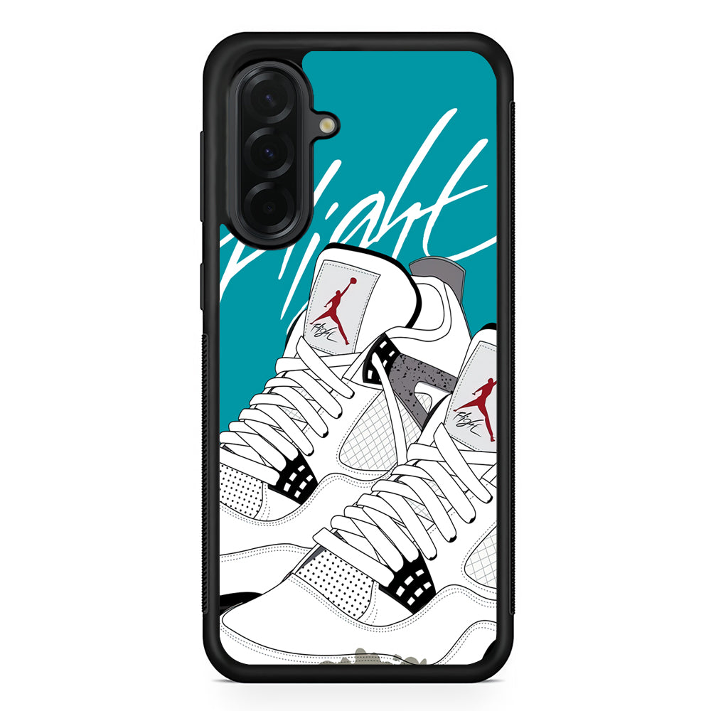 Air Jordan The White Shoes Samsung Galaxy A36 Case | Slim Samsung Galaxy A36 Protective Case