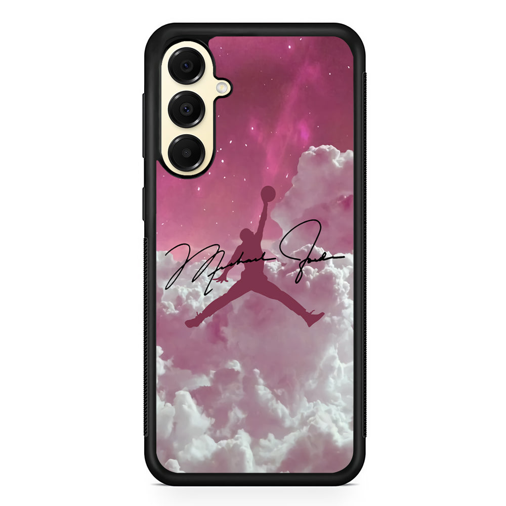 Air Jordan Signature Art of Aesthetic Aurora Samsung Galaxy A16 Case | Slim Rubber Case for Samsung Galaxy A16