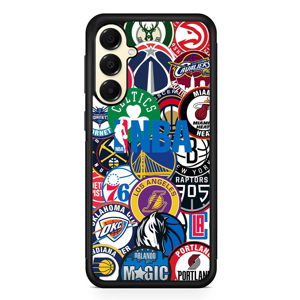 All NBA Basketball Teams Samsung Galaxy A16 Case | Slim Rubber Samsung Galaxy A16 Case