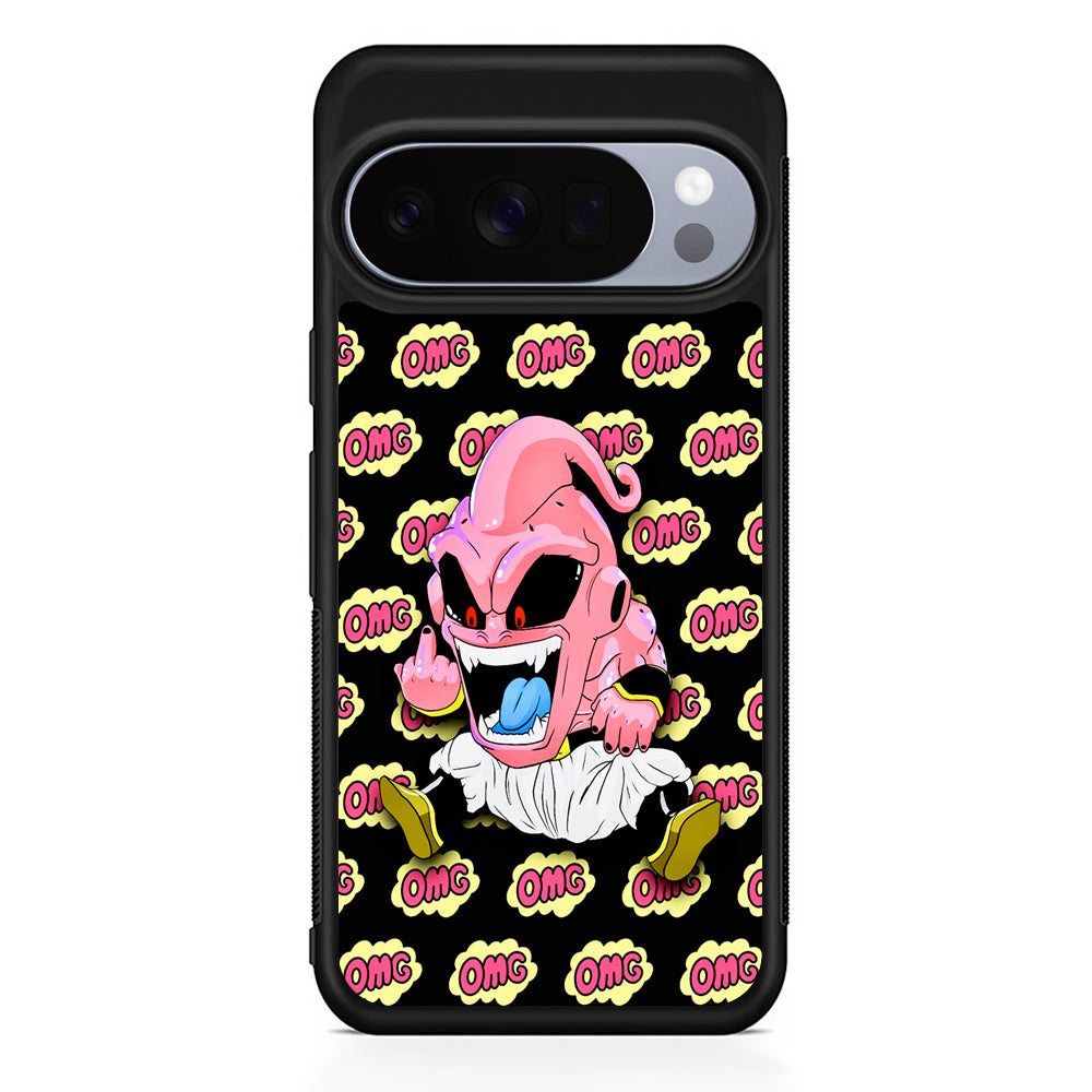Kid Buu OMG Word Patern Google Pixel 10 Pro Case | Google Pixel 10 Rubber Protective Case