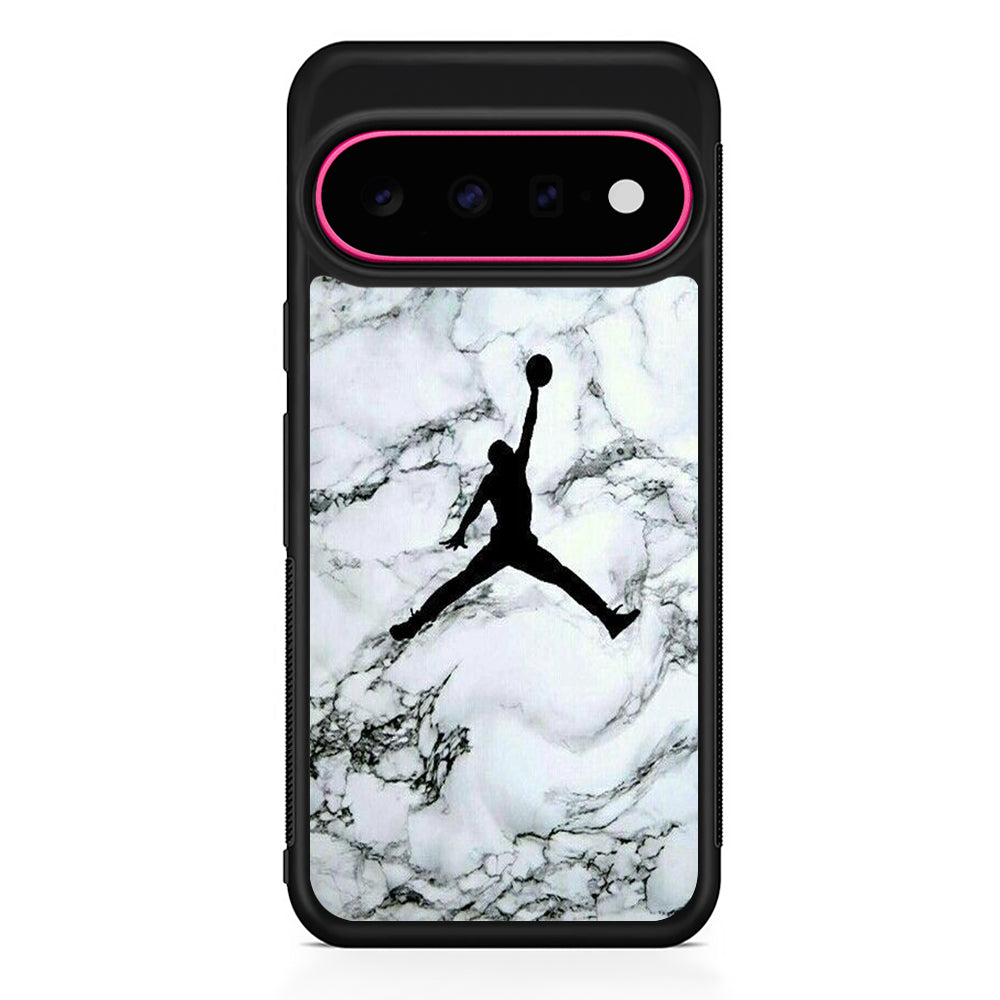 Jordan White Marble Logo Google Pixel 11 Case - Stylish Protective Phone Case