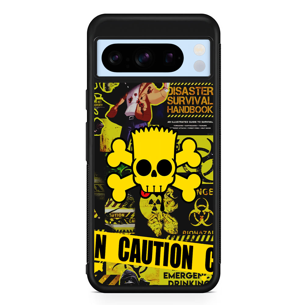 Bart Pirate Emergency Survival Google Pixel 8 Pro Case | Slim Rubber Case for Google Pixel 8 Pro