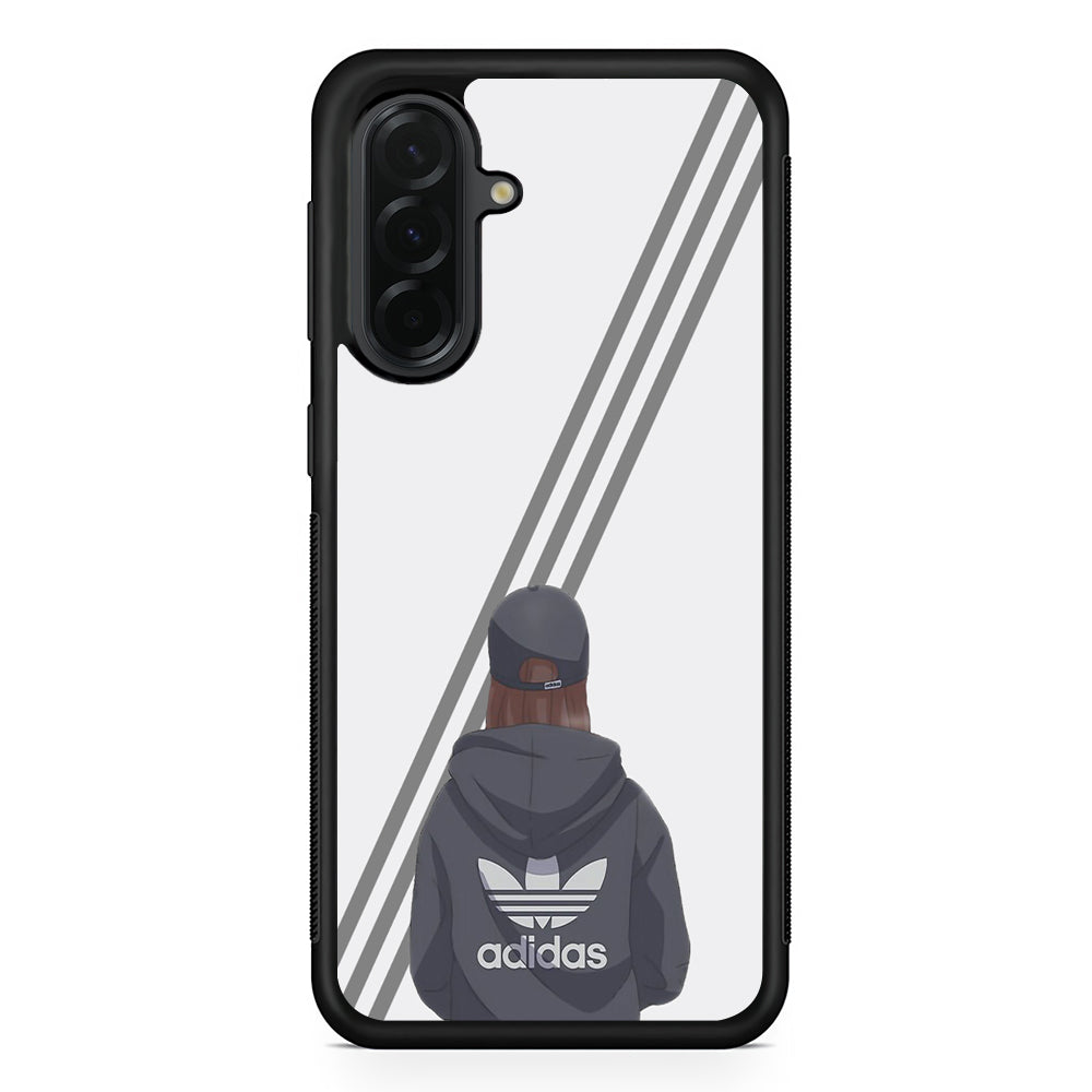 Adidas Girl Hype Stripe Samsung Galaxy A36 Case | Slim Samsung Galaxy A36 Protective Case