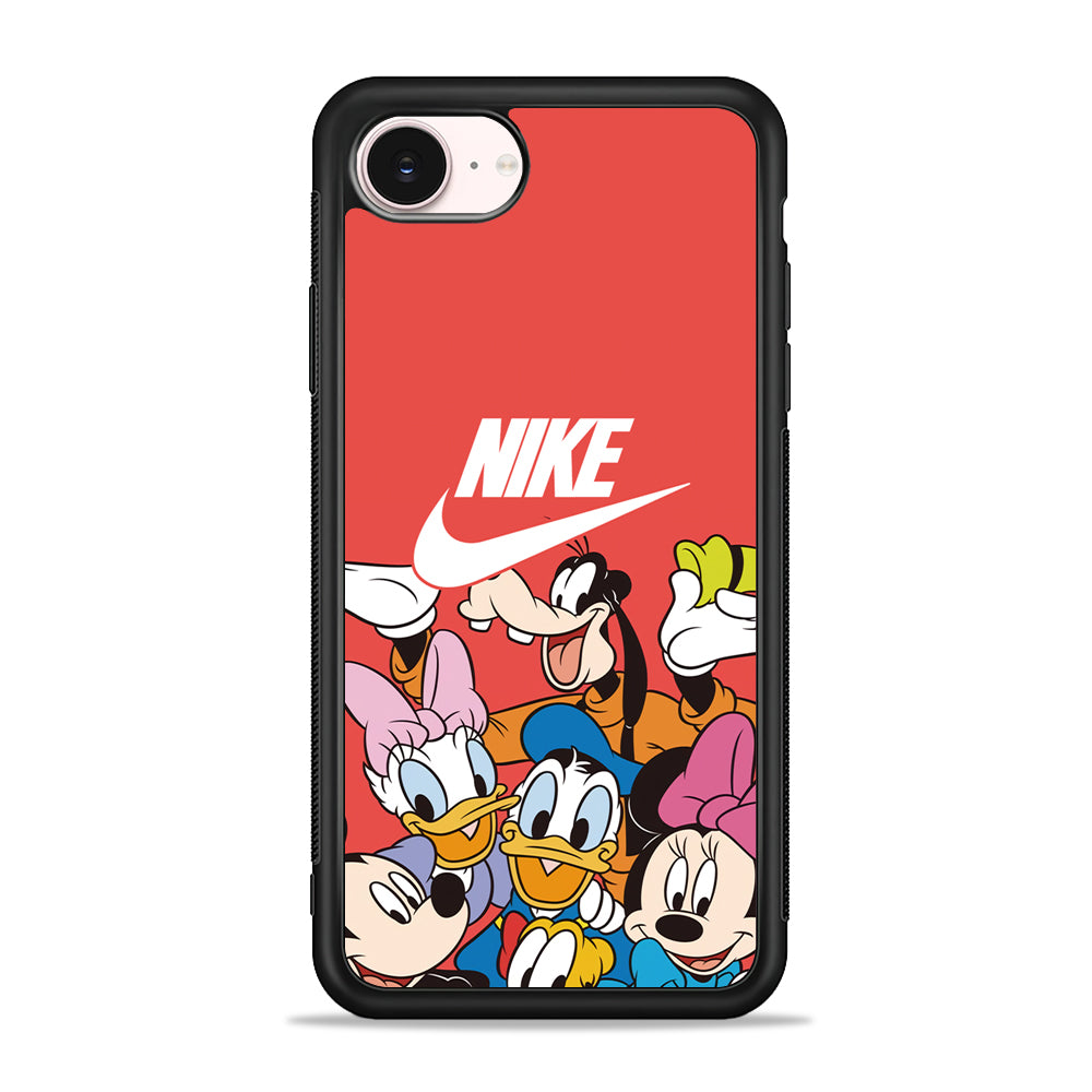 Nike Mickey Family iPhone 17e Case - Silicone Case