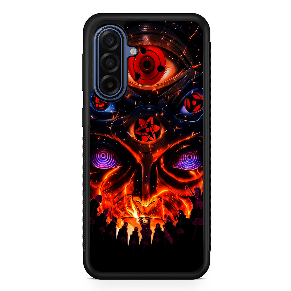 Naruto Akatsuki Clan Eyes Samsung Galaxy A17 Case | Slim Protective Phone Cover